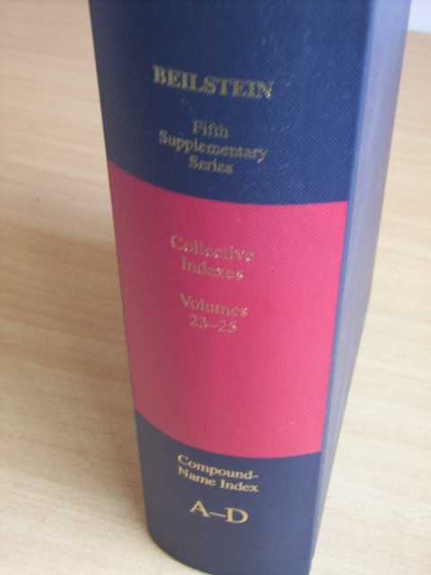  - Beilstein Handbook of Organic Chemistry. Collective Indexes. Fifth Supplementary Series Covering the Literature from 1960 through 1979. Compound-Name Index for Volume 23 - 25 A - D