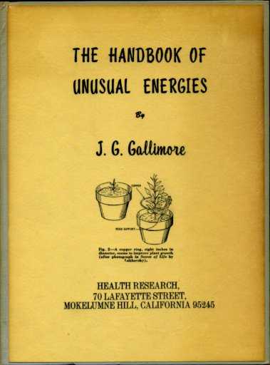 GALLIMORE, J.G. - The Handbook of Unusal Energies