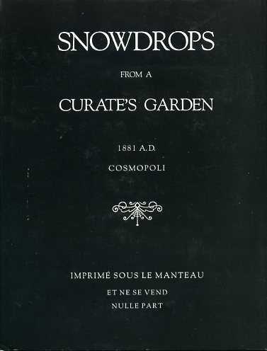 CROWLEY, ALEISTER - Snowdrops from a curate's garden