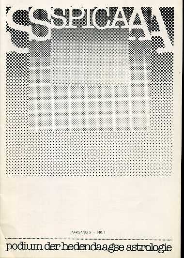  - Spica, podium der hedendaagse astrologie. Jaargang  5, nr. 1.  April 81