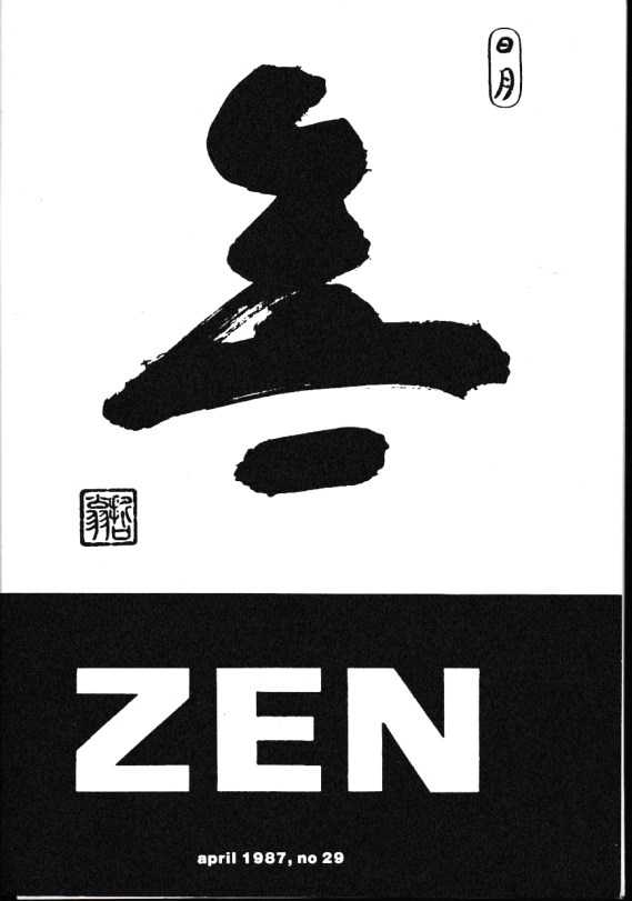  - Zen. Kwartaaltijdschrift voor theorie en praktijk van Zen 29, april 1987. Jaargang 8, nummer 2