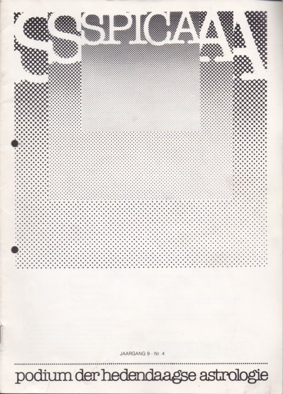 - Spica, podium der hedendaagse astrologie. Jaargang  9, nr. 4.Januari 86