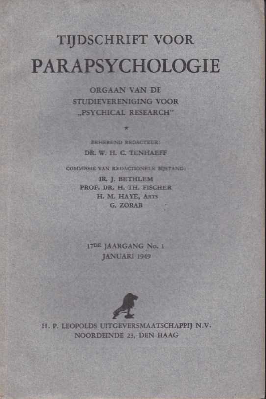  - Tijdschrift voor Parapsychologie jaargang 17(1949)no. 1
