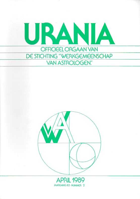  - Urania. Officiel Orgaan van de Stichting Werkgemeenschap van Astrologen. Jaargang 83(1989)nrs. 2, 3 en 4