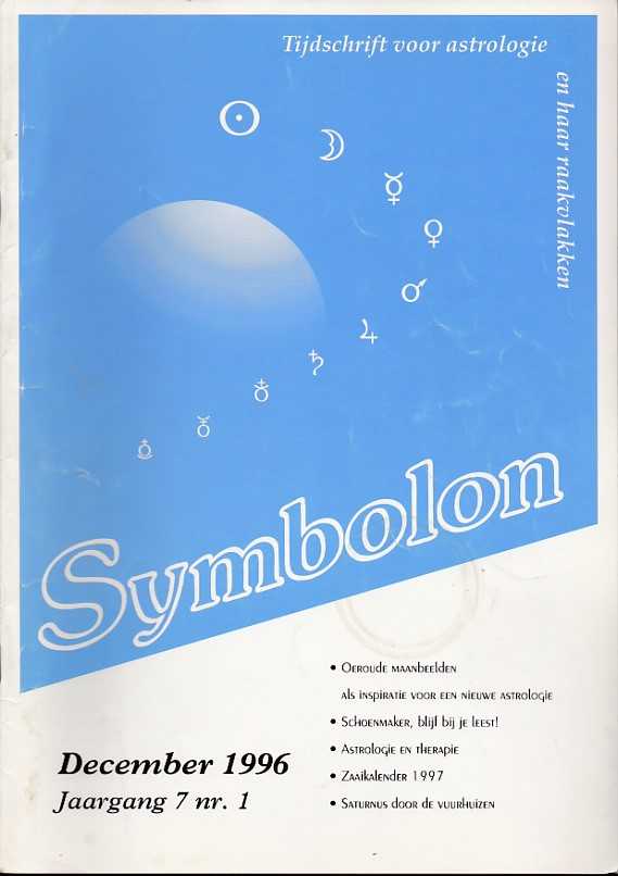  - Symbolon, tijdschrift voor astrologie en haar raakvlakken. Jaargang  7