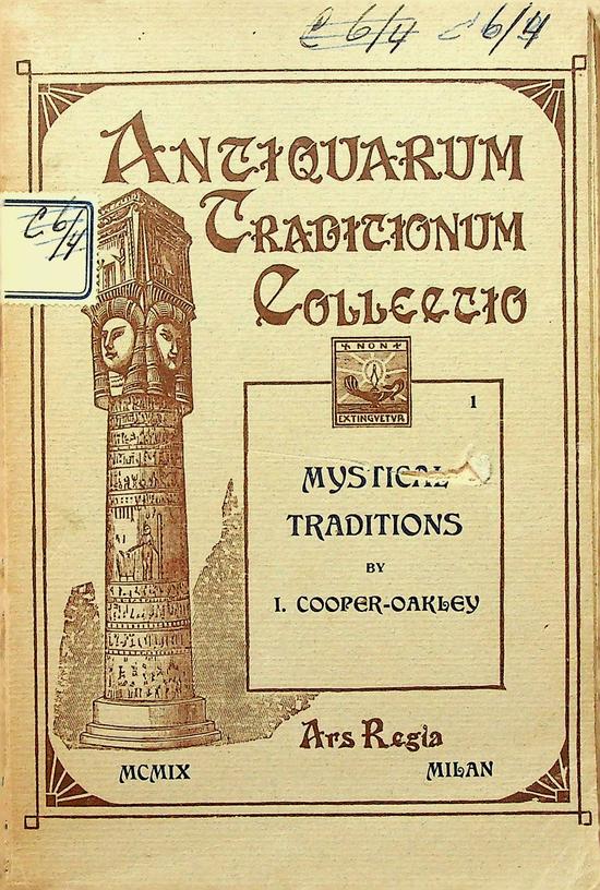 COOPER-OAKLEY, I. - Mystical Traditions