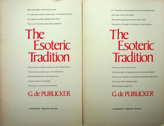 PURUCKER, G. DE - The Esoteric Tradition