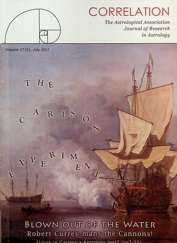 HARRIS, PAT [ED.] - Correlation. Journal of Research in Astrology. Vol. 27, no. 2, 2011