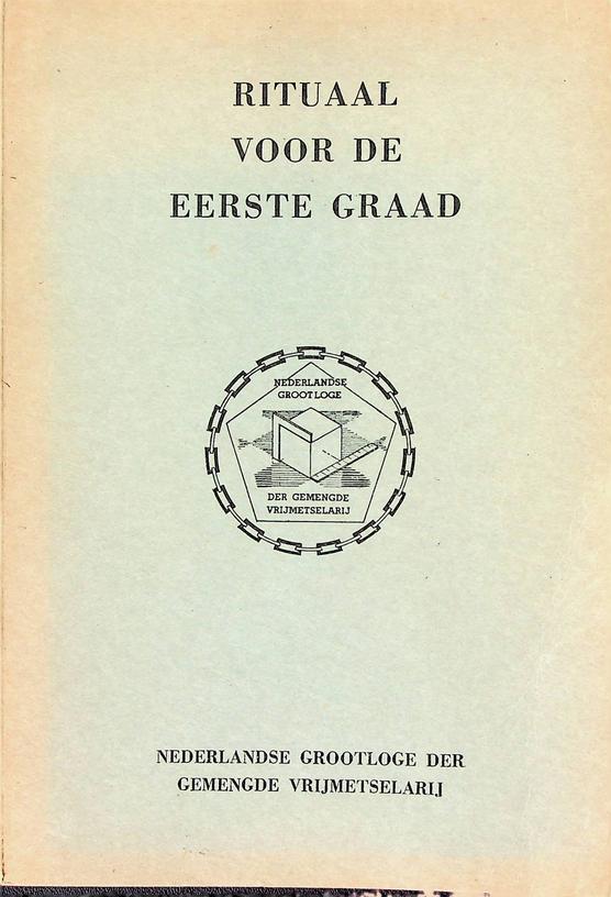  - Rituaal voor de eerste graad