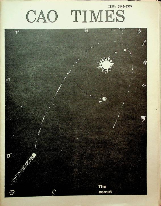 MORRISON, AL H. - CAO Times. Volume 5. Nr. 1. 16 February 1982