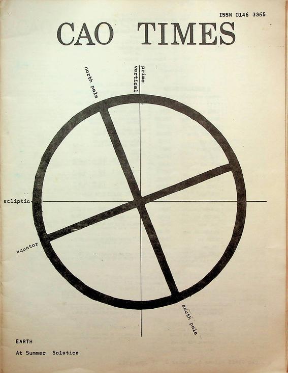 MORRISON, AL H. - CAO Times. Volume 5. Nr. 2. 19 June 1983