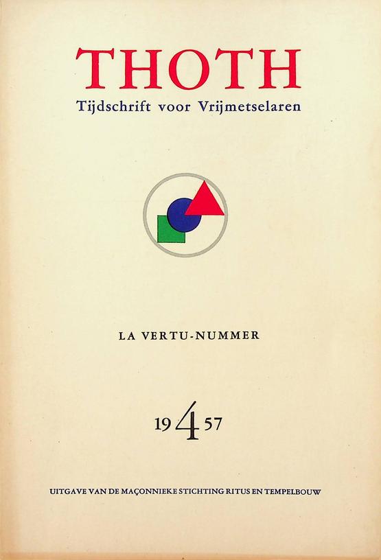  - Thoth  8(1957)4, La Vertu-nummer