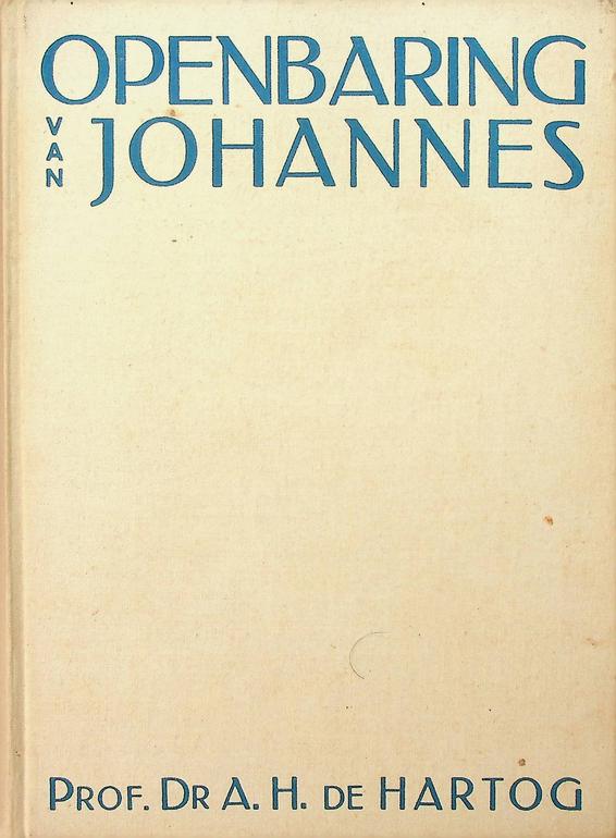 HARTOG, A.H. DE - Openbaring van Johannes