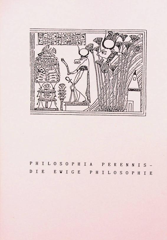 HERMERDING, SIEGFRIED - Philosophia Perennis - die ewige Philosophie