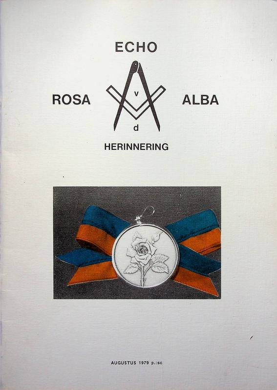 DONKER, JAN - Echo Rosa Alba. Herinnering. Augustus 1979 .'. Sc